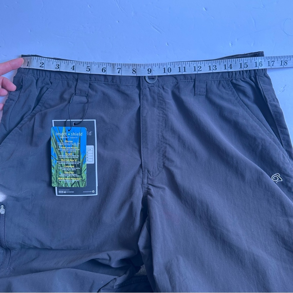 CRAGHOPPERS Men’s Black Pepper NL Insect Shield Repellent Trouser Pants-Size 36R - Picture 8 of 15